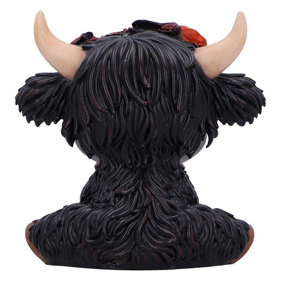 Dahlia Black Flower Cow 10.8cm B7447A26