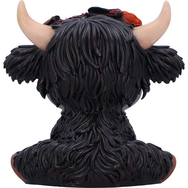 Dahlia Black Flower Cow 10.8cm B7447A26