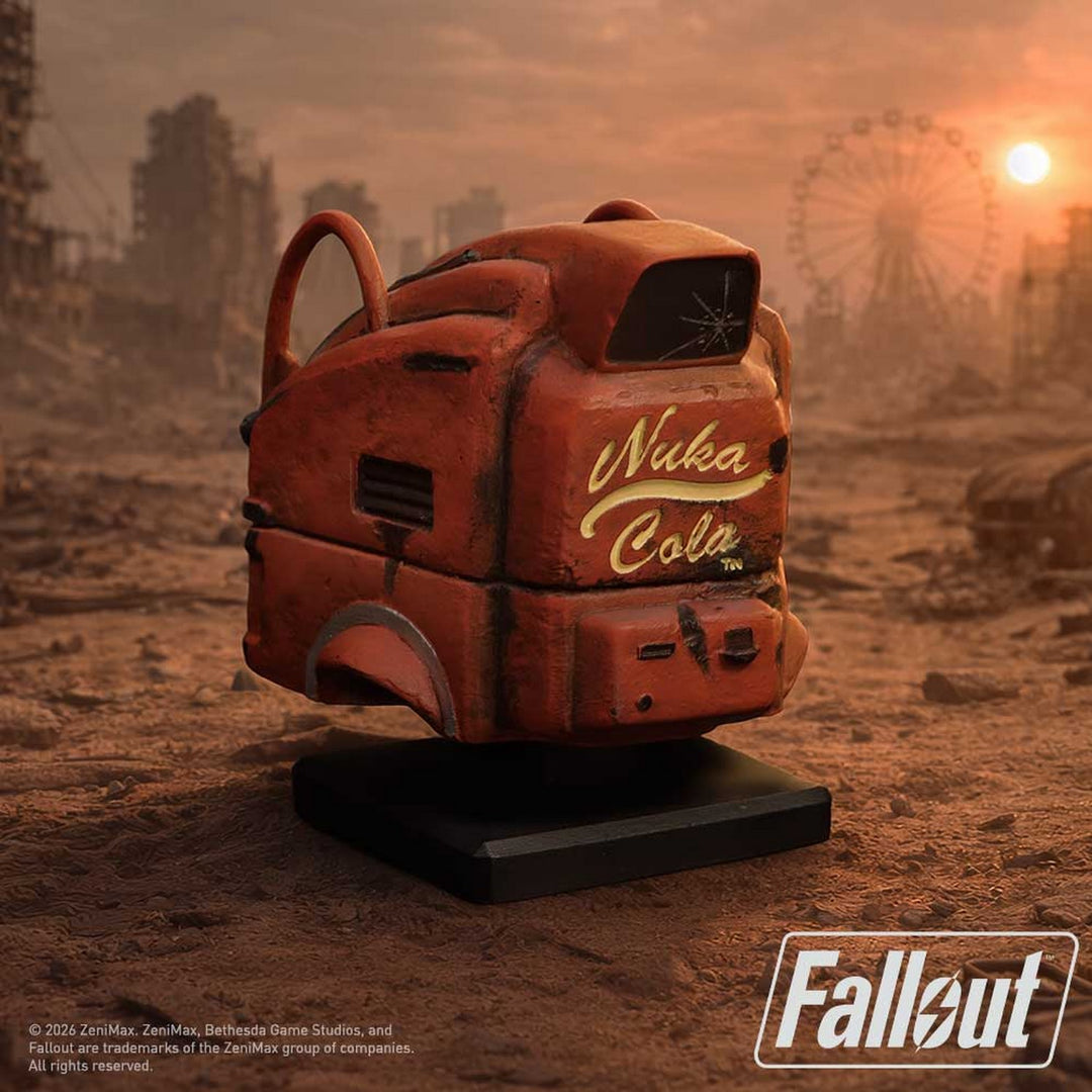 Fallout Nukatron Helmet Miniature Replica Figurine 11cm B7493B26