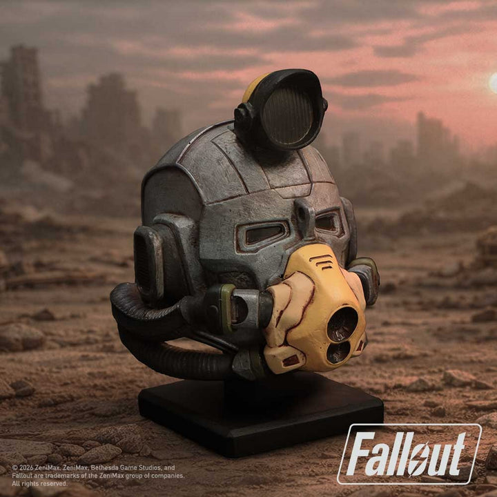 Fallout Excavator Helmet Miniature Replica Figurine 14cm B7496B26