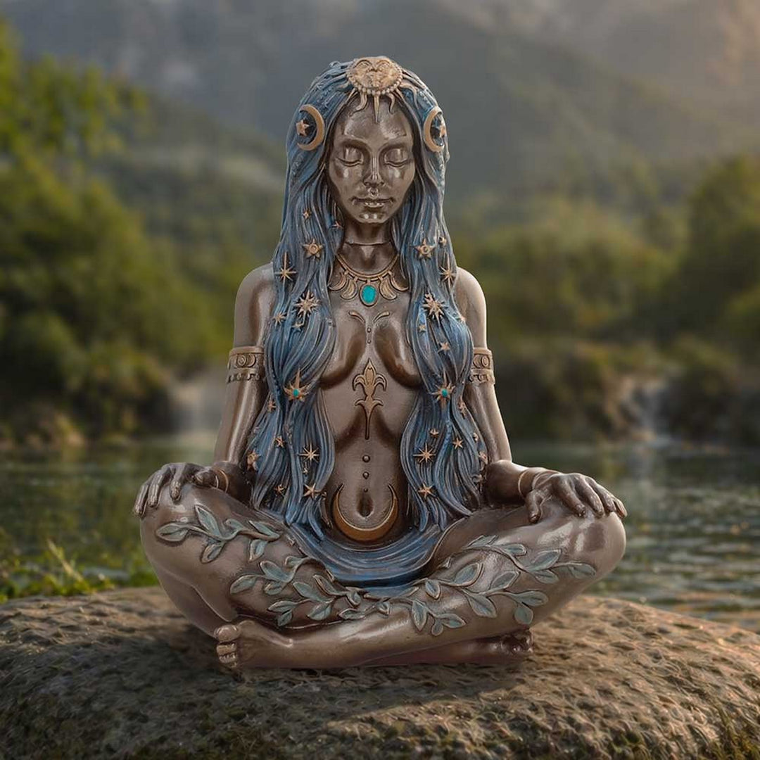Celestial Goddess Art Bronze Figurine 17cm B7522B26
