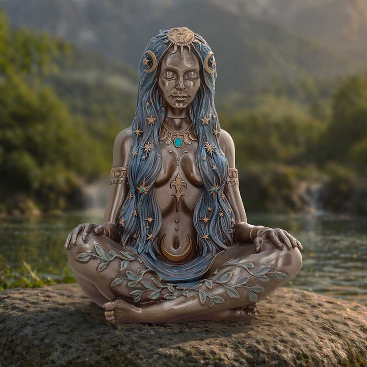 Celestial Goddess Art Bronze Figurine 17cm B7522B26