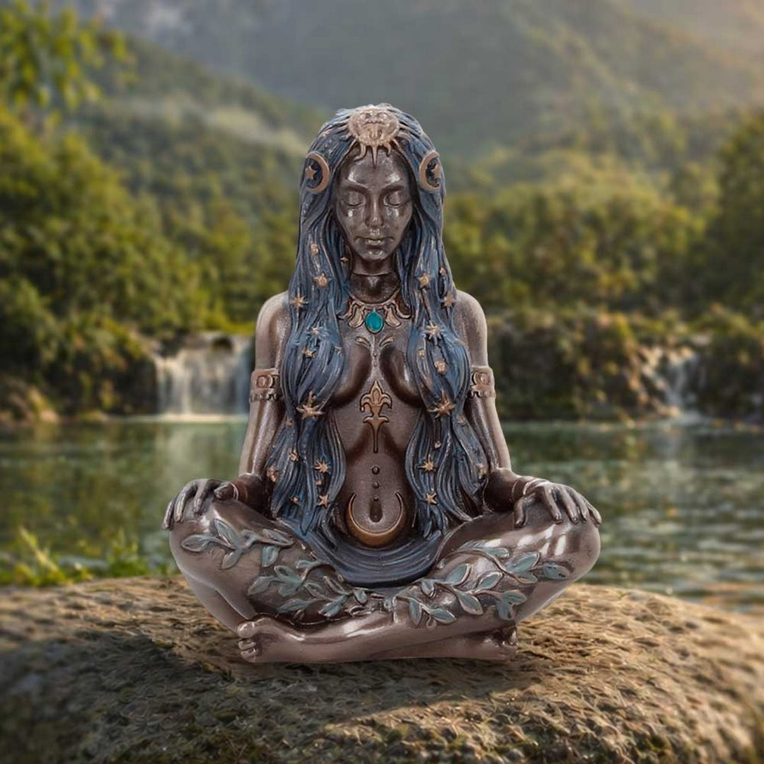Celestial Goddess Mini Bronze Figurine 8.3cm B7523B26