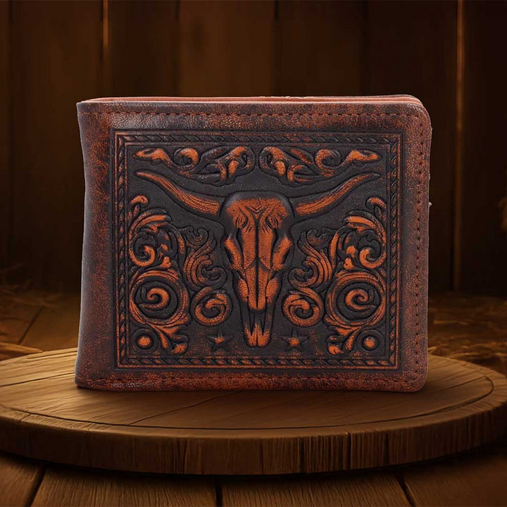 Wild West Embossed Wallet 9.5cm B7526B26