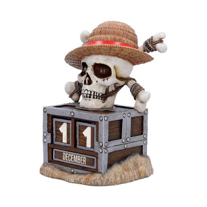 One Piece Luffy Jolly Roger Perpetual Calendar 15.8cm B7527B26