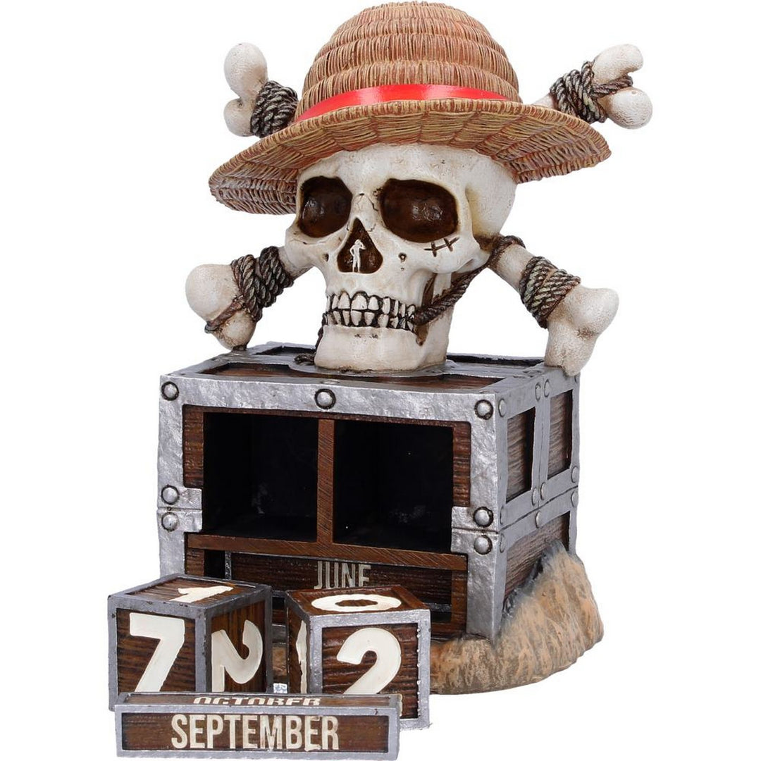 One Piece Luffy Jolly Roger Perpetual Calendar 15.8cm B7527B26