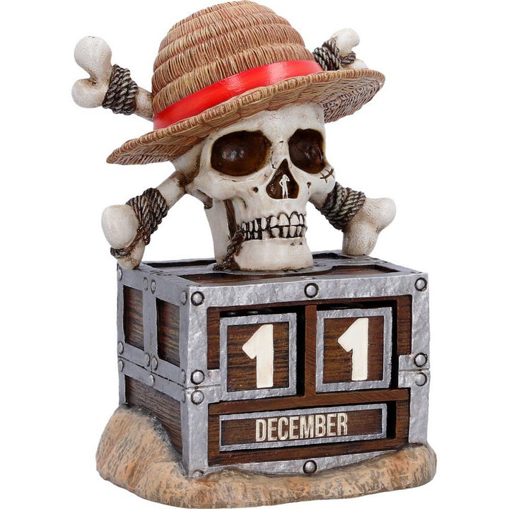 One Piece Luffy Jolly Roger Perpetual Calendar 15.8cm B7527B26