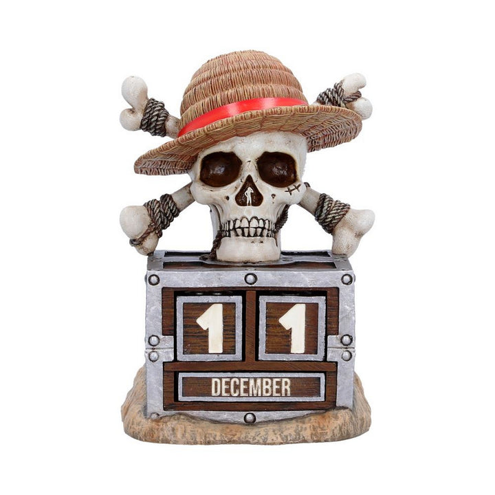 One Piece Luffy Jolly Roger Perpetual Calendar 15.8cm B7527B26