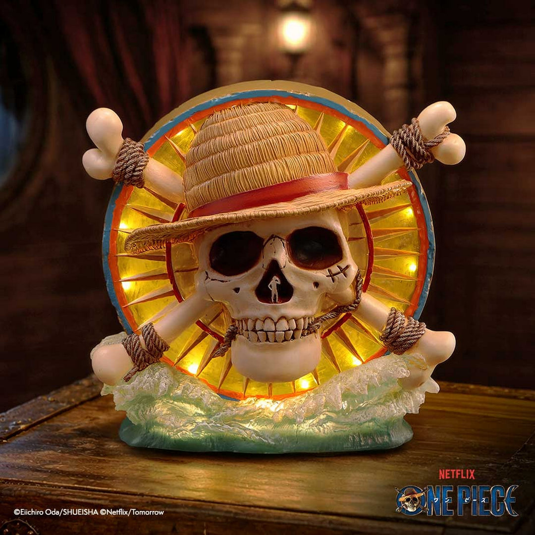 One Piece Luffy Jolly Roger LED Lamp 20.2cm B7528B26