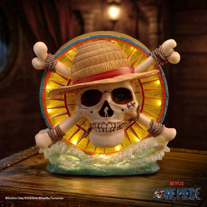 One Piece Luffy Jolly Roger LED Lamp 20.2cm B7528B26