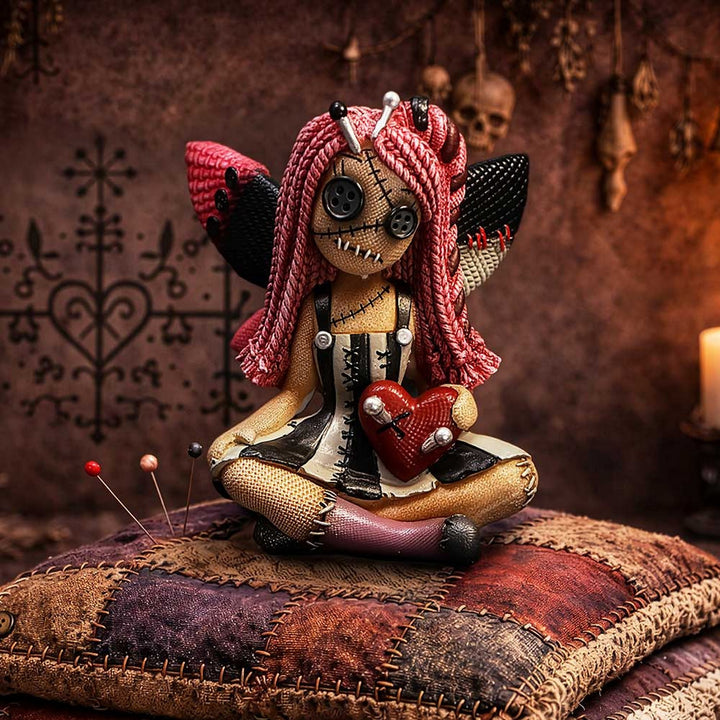 The Stitchlings Pinny Thimble Voodoo Figurine 9.7cm B7643B26