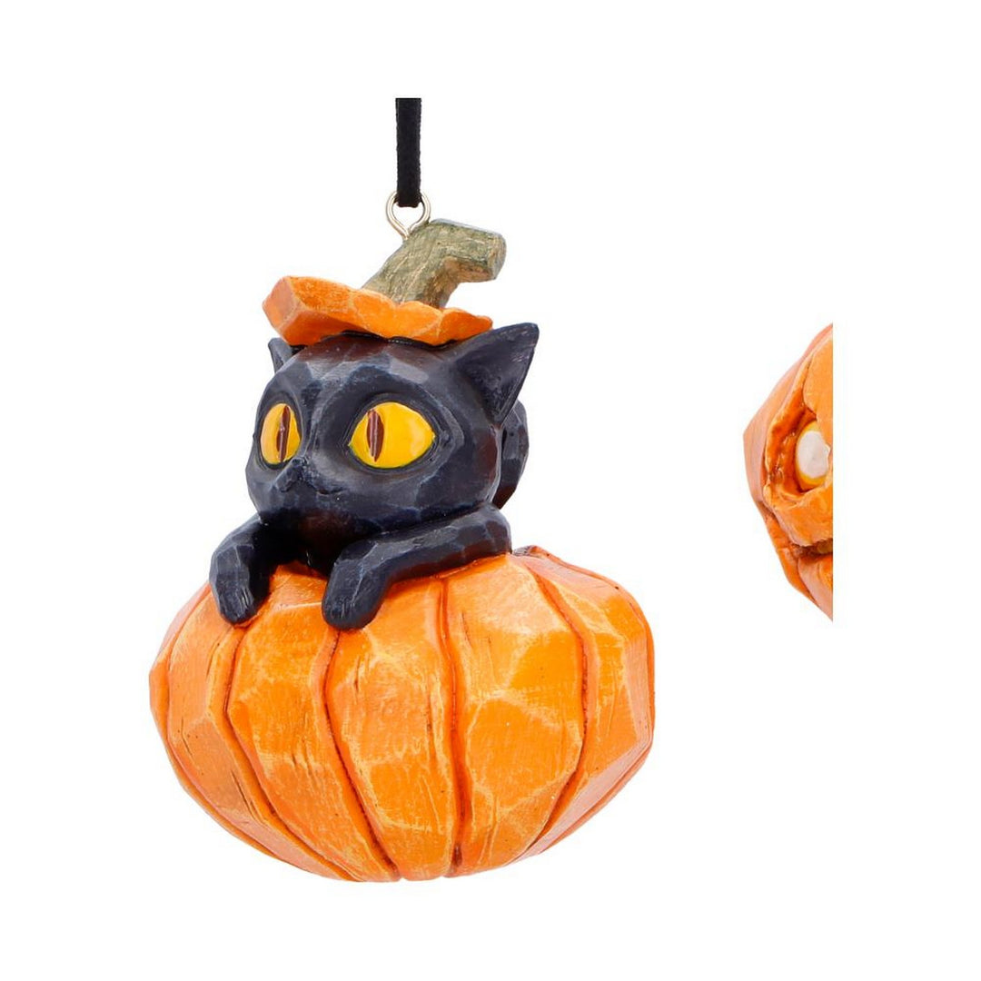 Pumpkin and Patch Halloween Hanging Ornaments (Set of 2) 7.7cm B7655B26