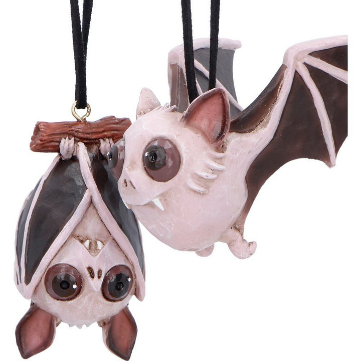 Sneak and Peak Halloween Hanging Ornaments (Set of 2) 6.7cm B7656B26