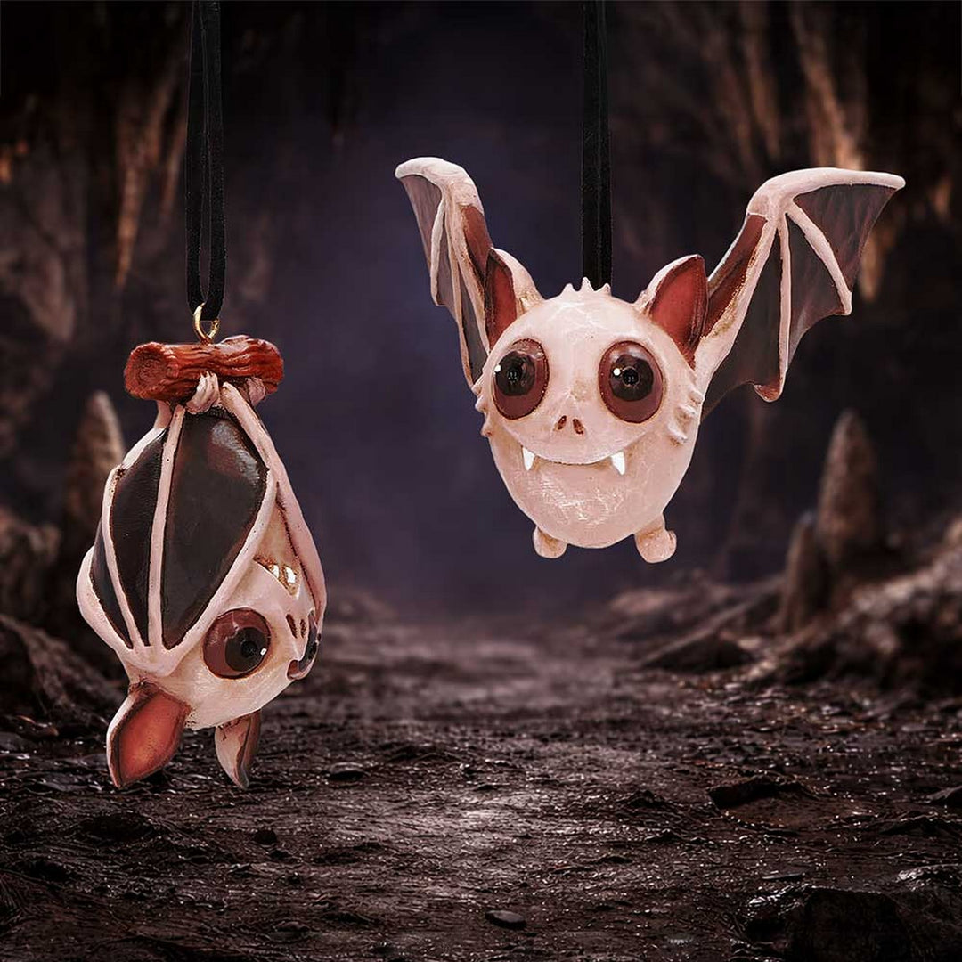 Sneak and Peak Halloween Hanging Ornaments (Set of 2) 6.7cm B7656B26
