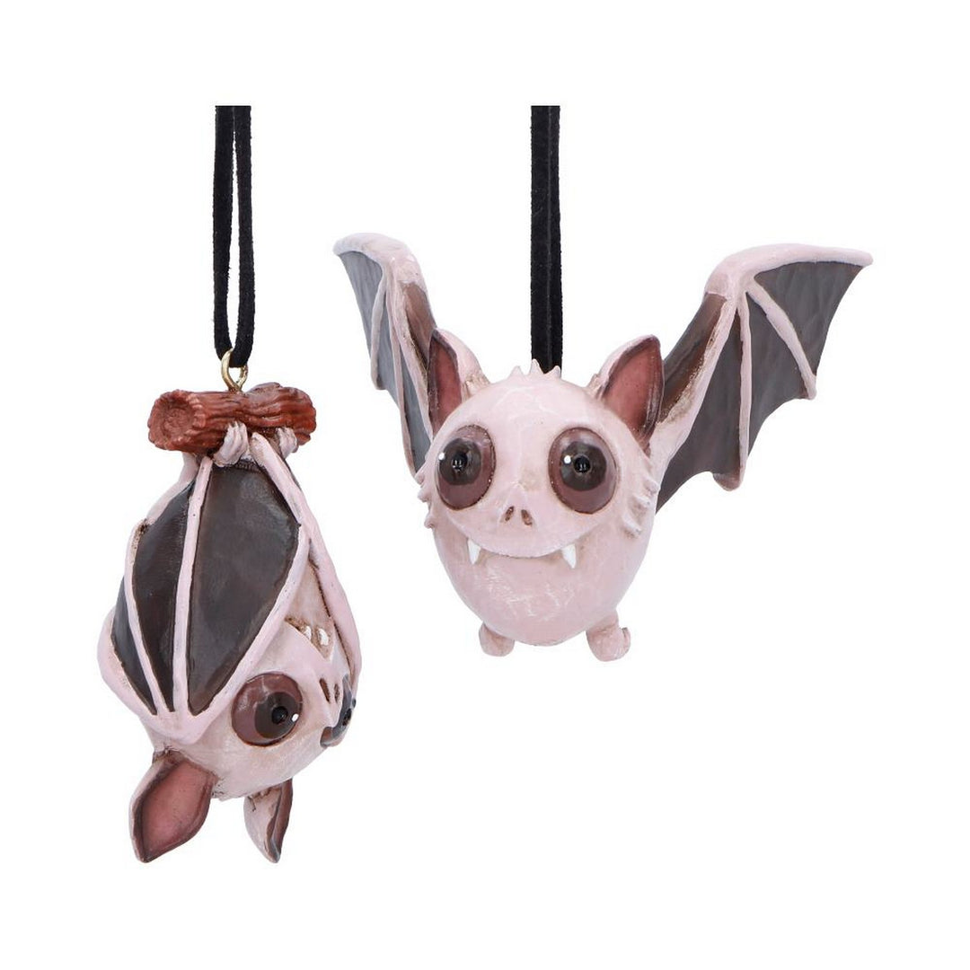 Sneak and Peak Halloween Hanging Ornaments (Set of 2) 6.7cm B7656B26