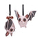 Sneak and Peak Halloween Hanging Ornaments (Set of 2) 6.7cm B7656B26