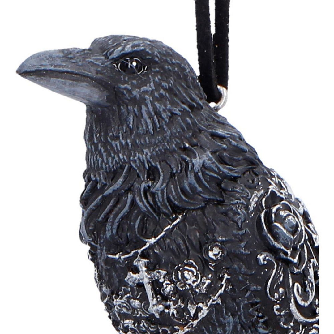 Last Omen Raven Hanging Ornament 7cm B7661B26