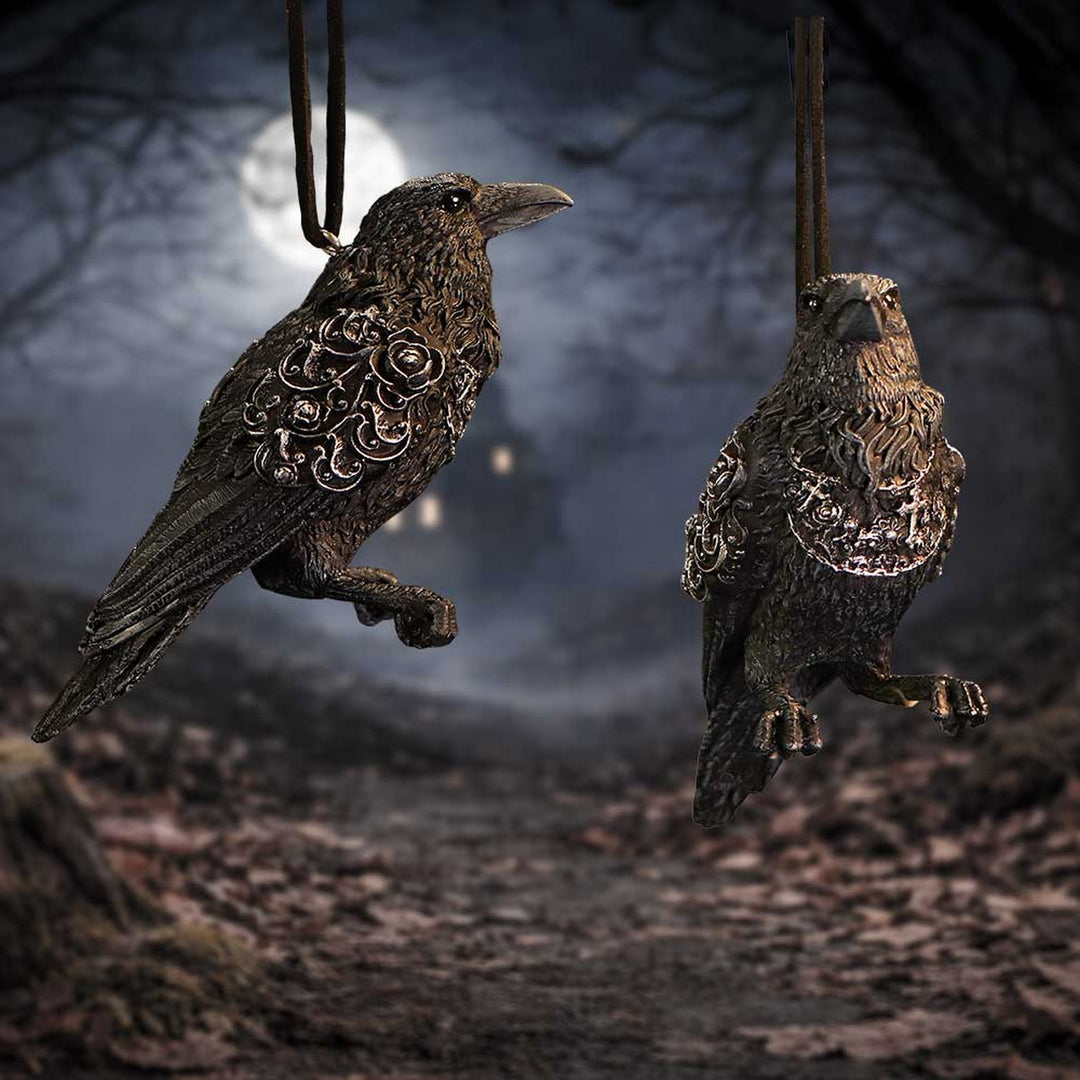 Last Omen Raven Hanging Ornament 7cm B7661B26