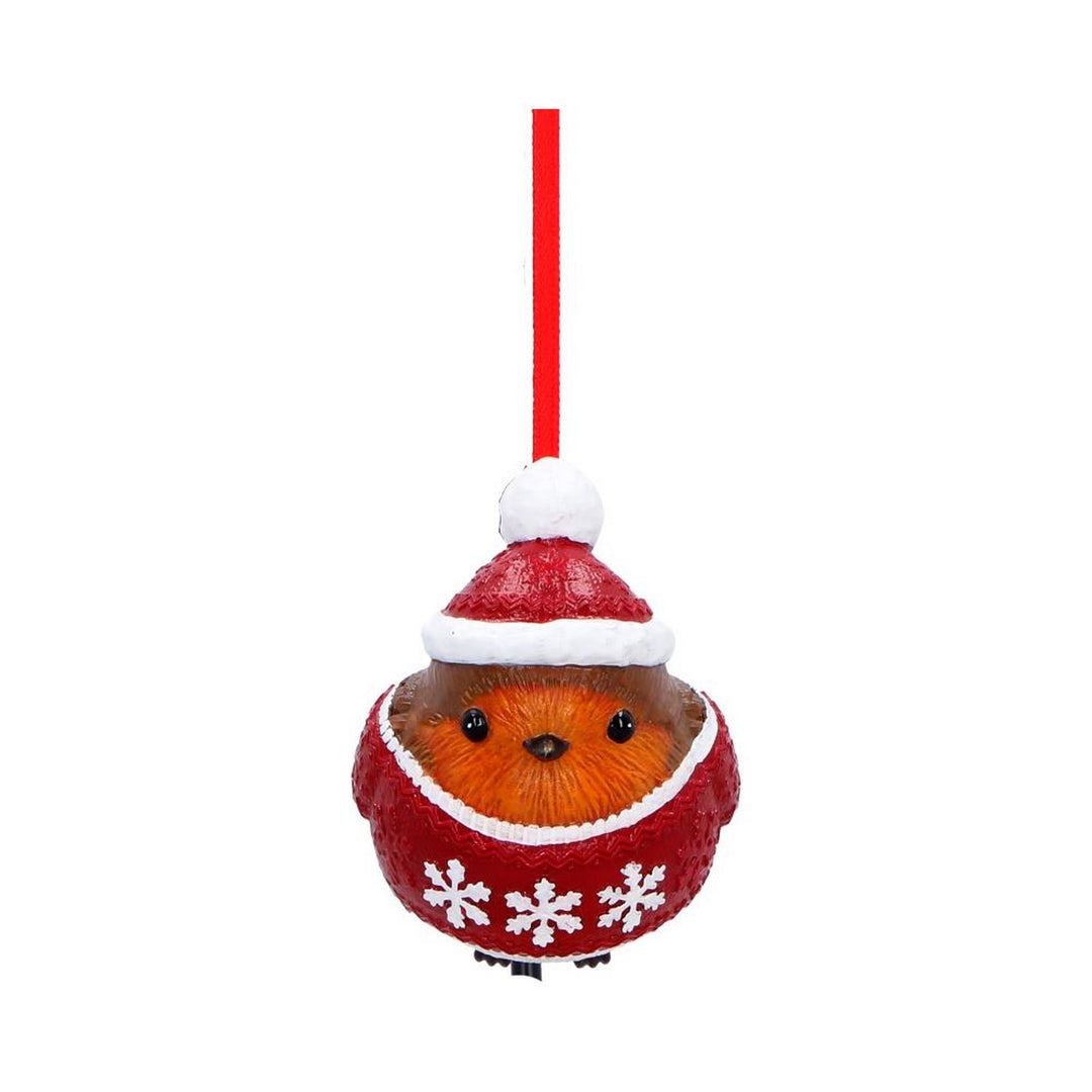 Winter Robin Jumper Hanging Ornament 7cm B7671B26