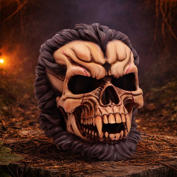 The Beast of the Moon Werewolf Skull 16cm B7710B26