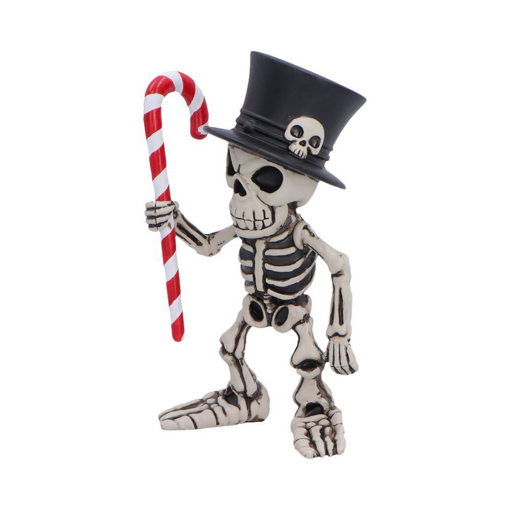 Candy Man Christmas Skeleton Figurine 10.5cm B7716B26