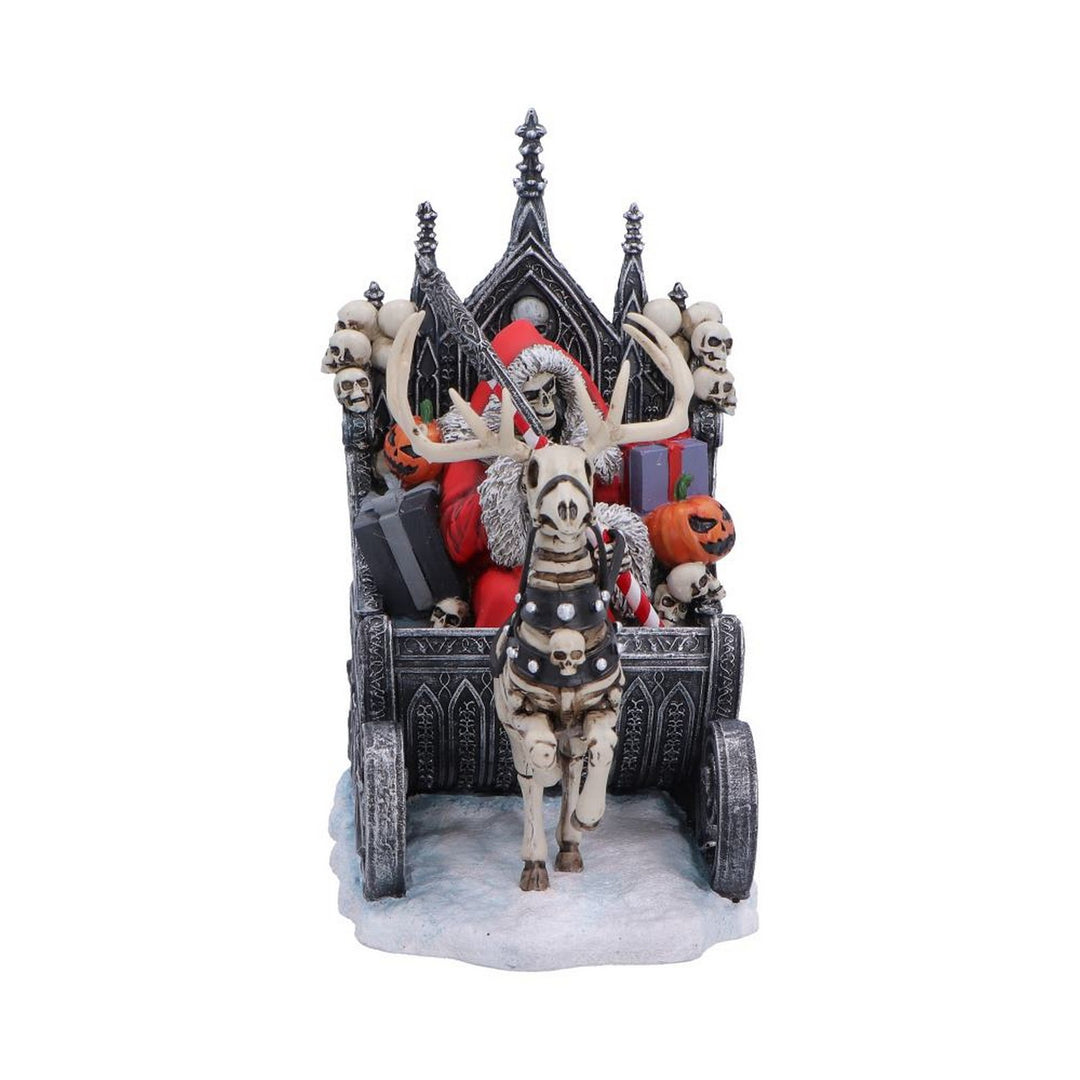 Slay Bells Christmas Sleigh Reaper Figurine 16cm B7720B26