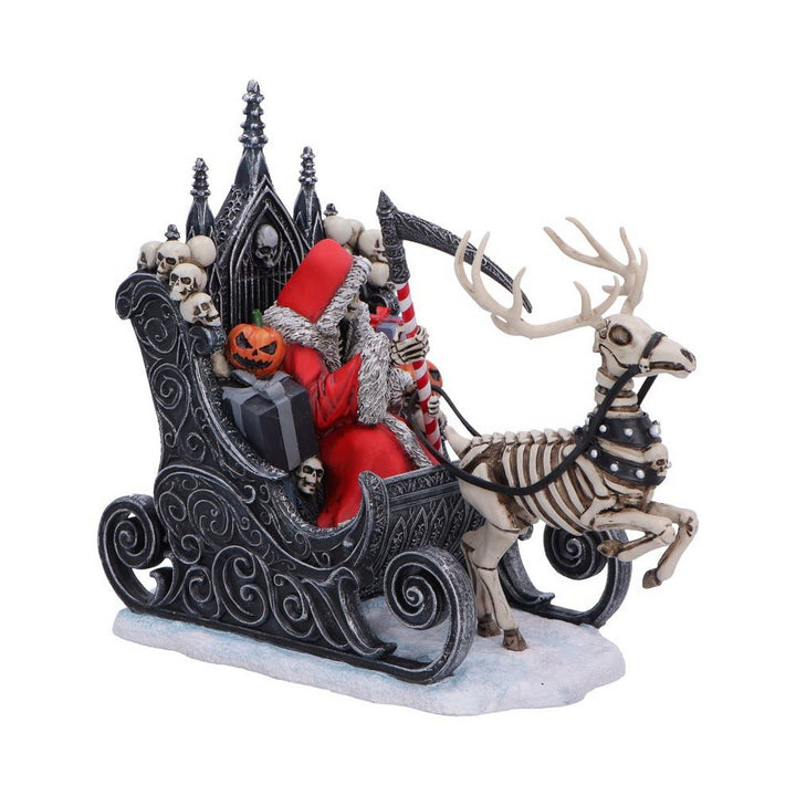 Slay Bells Christmas Sleigh Reaper Figurine 16cm B7720B26
