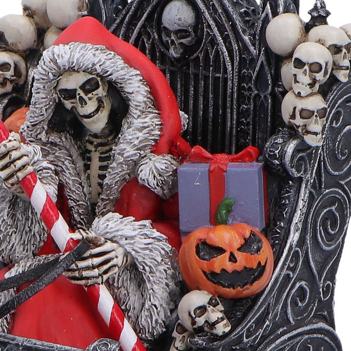 Slay Bells Christmas Sleigh Reaper Figurine 16cm B7720B26