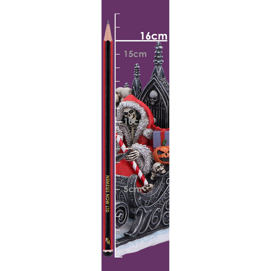 Slay Bells Christmas Sleigh Reaper Figurine 16cm B7720B26