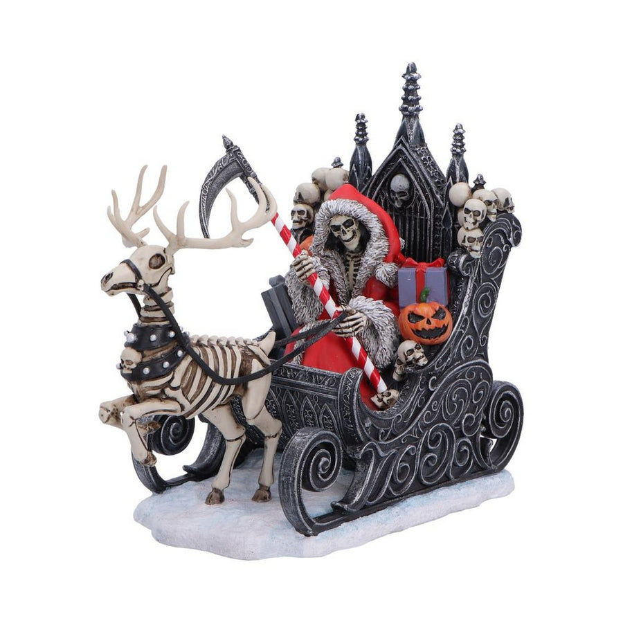 Slay Bells Christmas Sleigh Reaper Figurine 16cm B7720B26