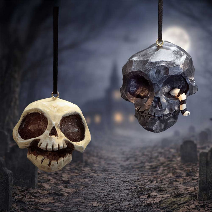 Grim and Grin Hanging Ornaments (Set of 2) 5.2cm B7722B26