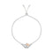 Disney Mickey & Minnie Sterling Silver 925 Tt Plt Cz And Mouse Lariat Bracelet B902055TZWL.PH