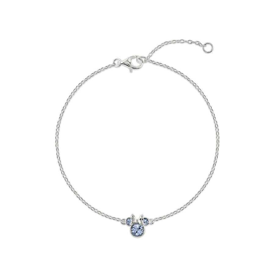 Disney Mickey & Minnie Mouse December Birthstone Bracelet B902594SDECL-67 PH