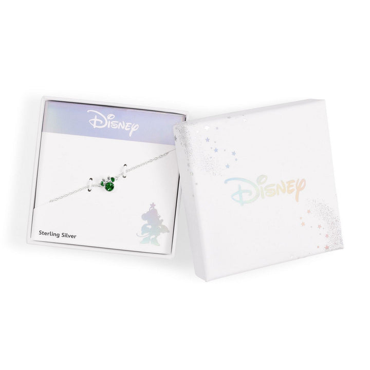 Disney Mickey & Minnie 925 6.75+1" Mouse May Birthstone Bracelet B902594SMAYL-67.PH