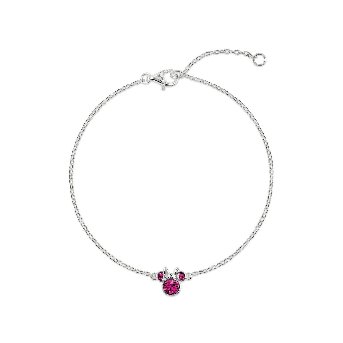 Disney Mickey & Minnie 925 6.75+1" Mouse October Birthstone Bracelet B902594SOCTL-67.PH