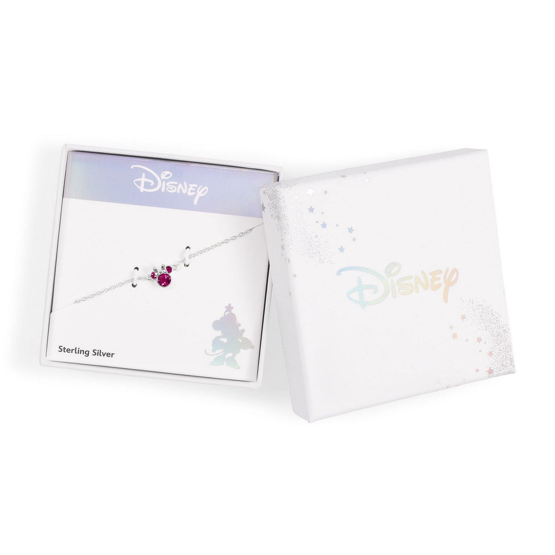 Disney Mickey & Minnie 925 6.75+1" Mouse October Birthstone Bracelet B902594SOCTL-67.PH