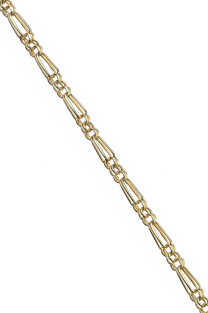 9ct Yellow Gold Double Link Chain Necklace