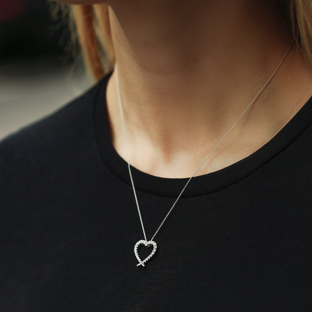 Liza | 9ct White Gold 0.50ct tw Lab Grown Diamond Necklace