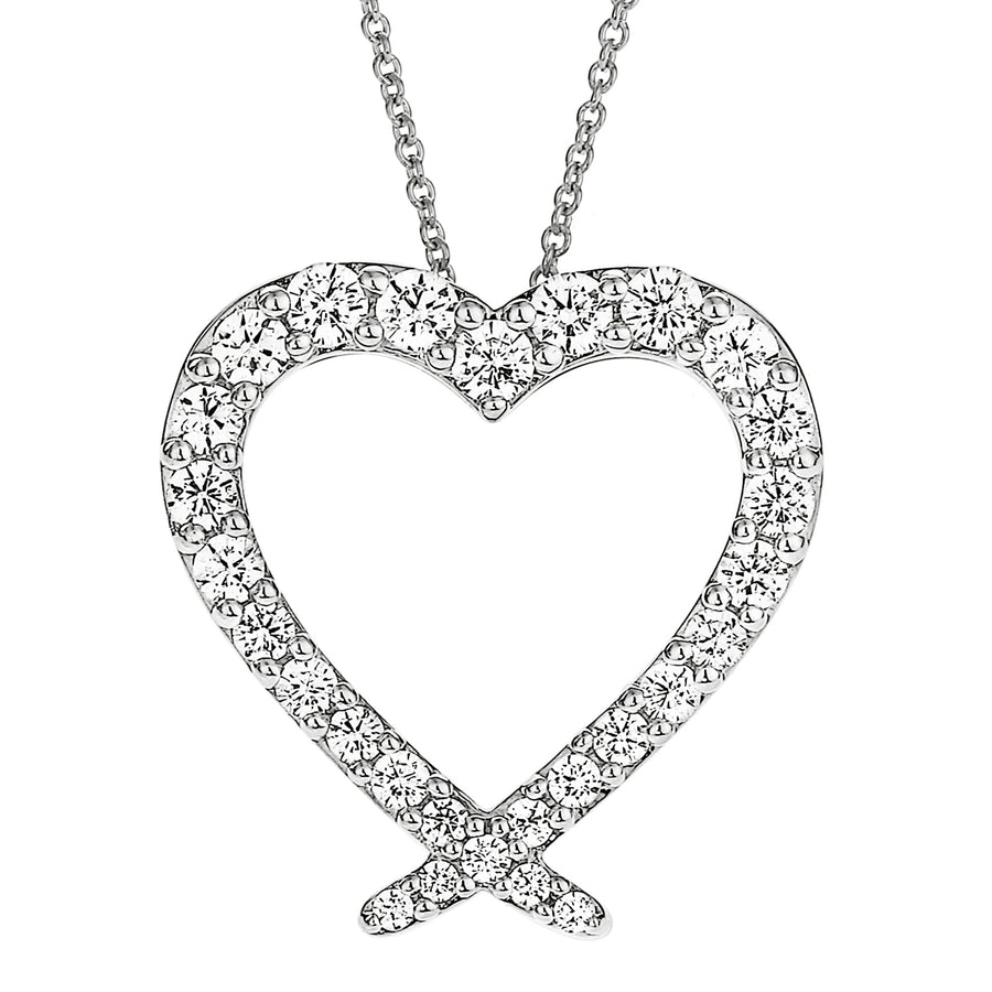 Liza | 9ct White Gold 0.50ct tw Lab Grown Diamond Necklace
