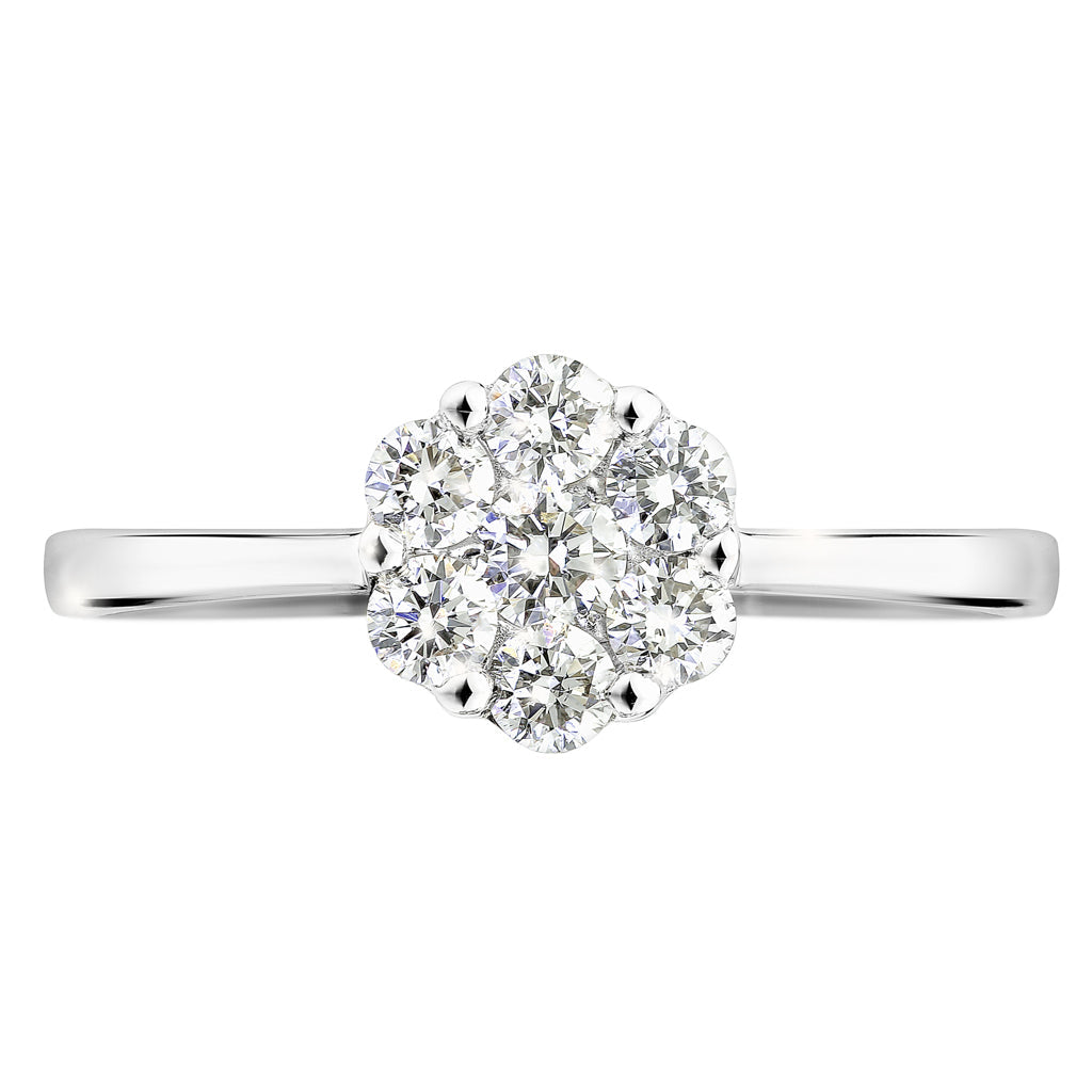 Reese | 9ct White Gold 0.46ct tw Lab Grown Diamond Ring