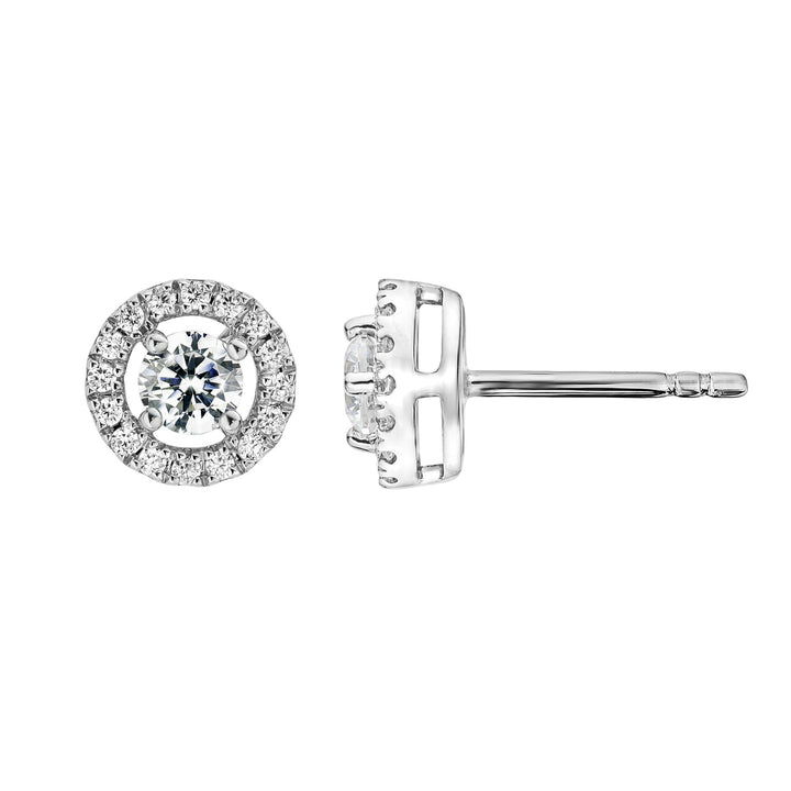 Orla | 9ct White Gold 0.50ct tw Lab Grown Diamond Earrings