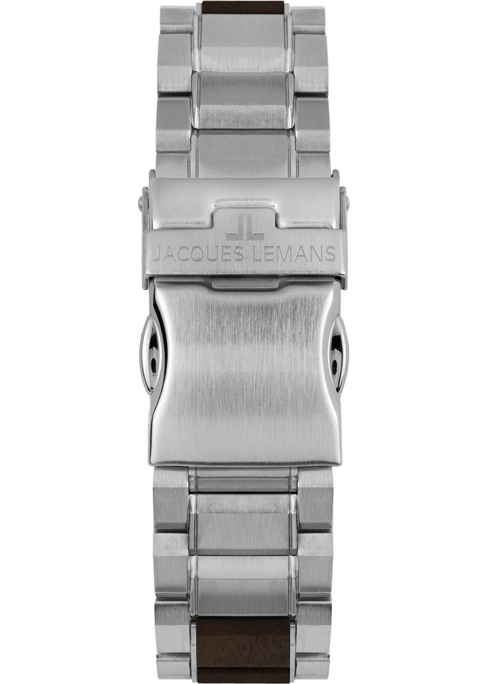 Eco Power Solar Wood Chronograph Stainless Steel Men's Bracelet Watch