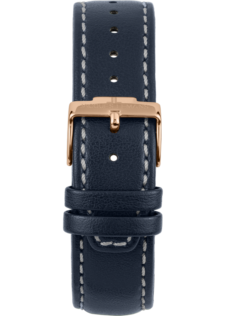 Eco Power Solar Chronograph Vegan Strap Rose Gold Plated Men's Watch