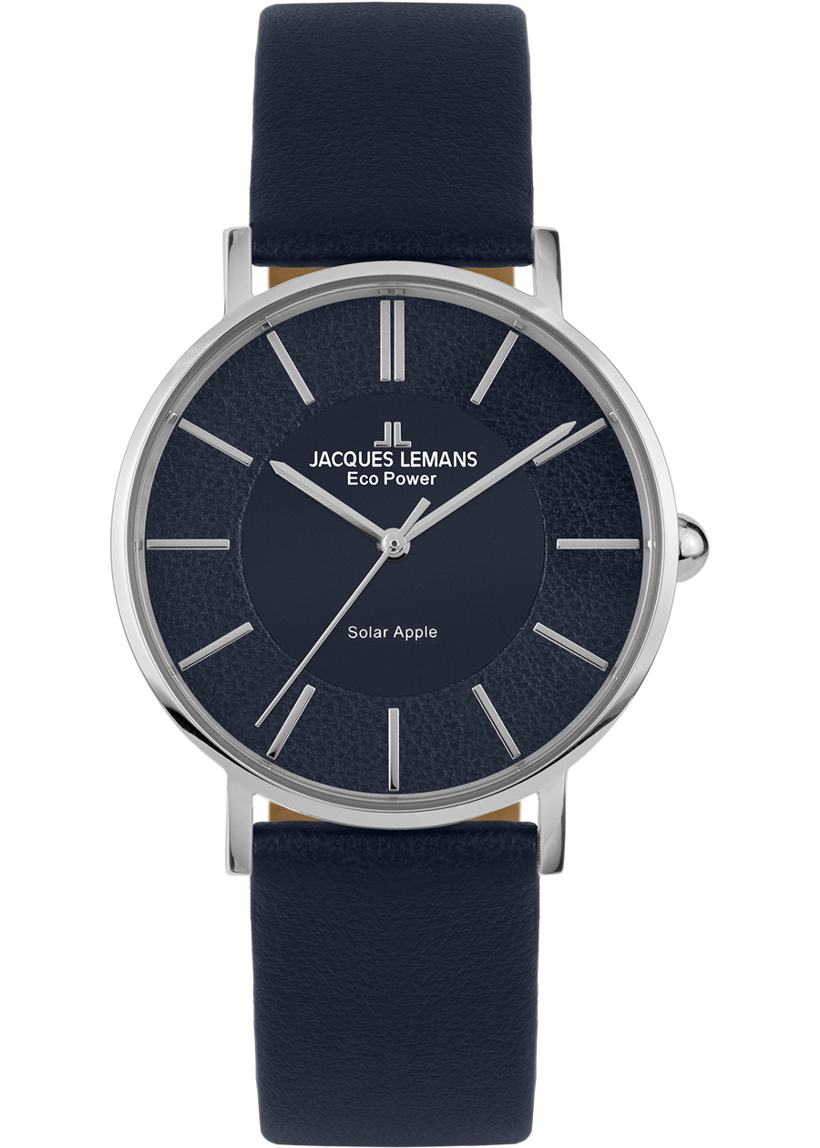 Eco Power Solar Dark Blue Vegan Strap Unisex Watch