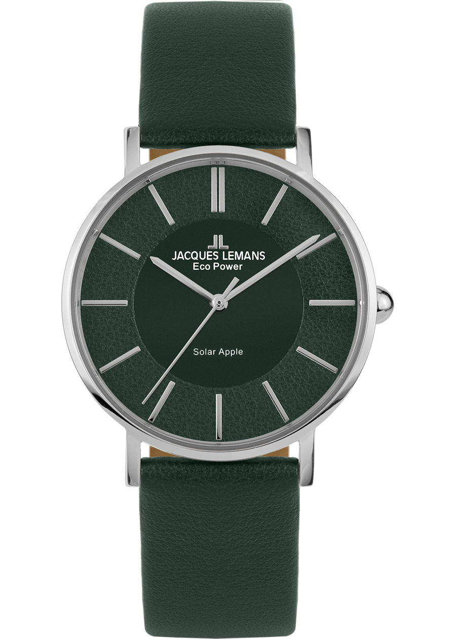 Eco Power Solar Green Vegan Strap Unisex Watch