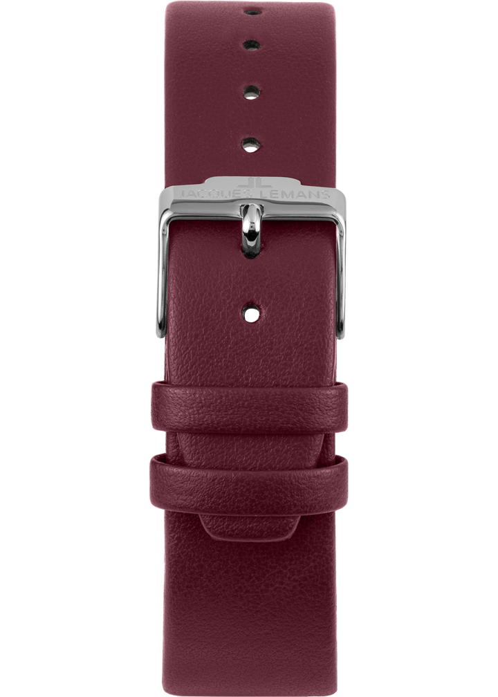 Eco Power Solar Burgundy Vegan Strap Unisex Watch