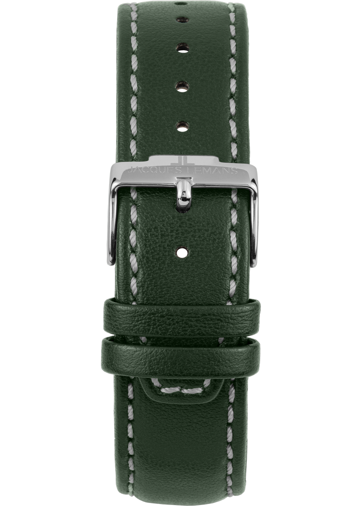 Eco Power Solar Chronograph Green Vegan Strap Men's Watch