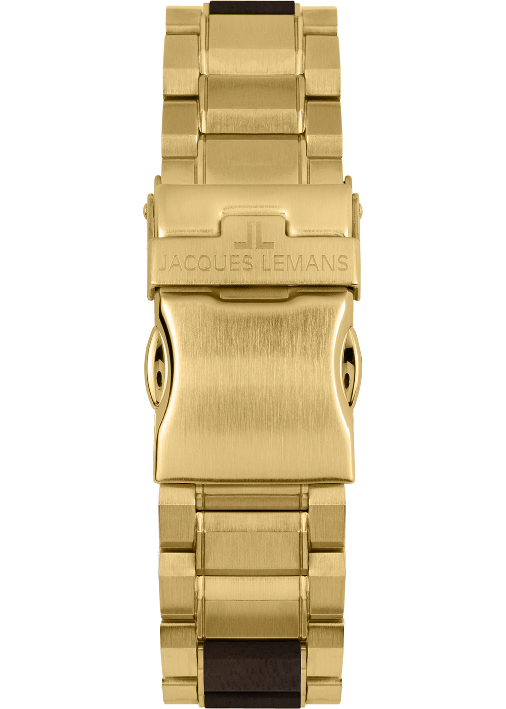 Eco Power Solar Wood Chronograph Gold Plated Vegan Men's Bracelet Watch