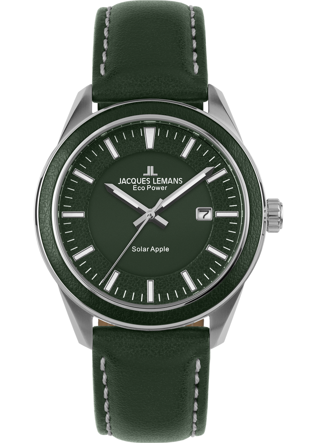 Eco Power Solar Green Vegan Strap Men's Watch