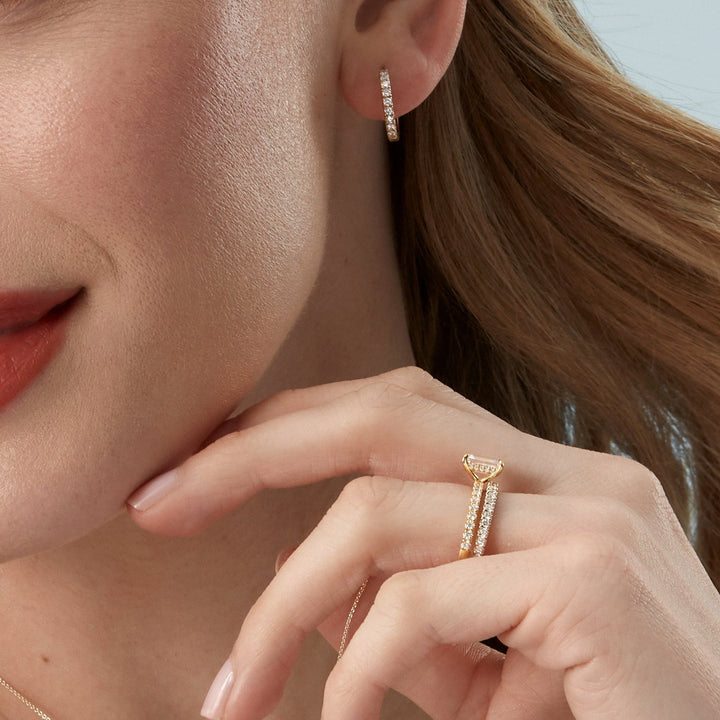 Julia | 9ct Yellow Gold 0.32ct tw Lab Grown Diamond Earrings